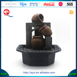 <span class=keywords><strong>Fontaine</strong></span> en résine faite à la main-Caractéristique d'eau intérieure/extérieure-Décor <span class=keywords><strong>zen</strong></span> relaxant avec lumières LED <span class=keywords><strong>Petite</strong></span> <span class=keywords><strong>fontaine</strong></span> en résine personnalisée - Product Image 5