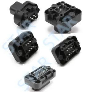 12 pin Black DEUTSCH DT13 Series Right Angle auto DT PCB Header DT Connector DT15-12PB