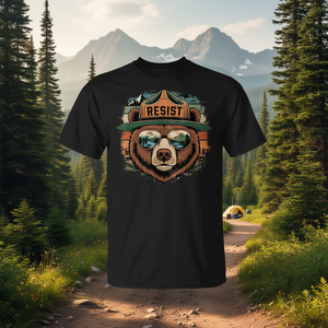 T-shirt Resist Bear Hat pour la randonnée, le camping et les aventures en plein air - Product Image 3