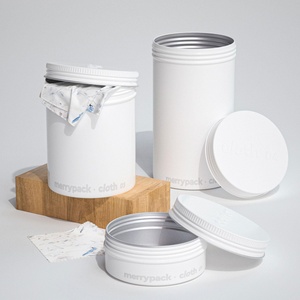 Lata de Almacenamiento con Tapa de Rosca de Aluminio Reciclable con Impresión Personalizada para Productos Textiles y del Hogar - Product Image 2