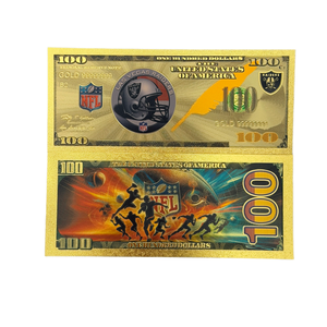 Nouvelles plaques d'or de football américain 2026 plaquées or 24 carats pour collection - Product Image 5