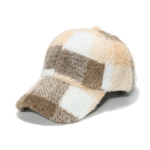 Nueva moda Otoño Invierno <span class=keywords><strong>rejilla</strong></span> gorra de béisbol mujeres hombres cálido sombrero de béisbol de lana - Product Image 2