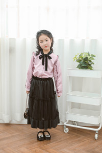 The latest Mexican color with cow design stringy selvedge baby long summer baby girl dress clothing sets - Product Image 3