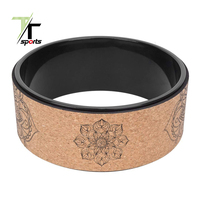 Venta caliente personalizada Fitness Gym Eco EVA Roller Yoga Wheel Juego de 3 para aliviar el dolor de espalda Ejercicio Gimnasio Equipo para el hogar