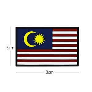 3D PVC cờ cao su các bản vá lỗi móc vòng lặp ủng hộ thời tiết thiết kế cho bánh răng ngoài trời Mili tary thiết bị túi - Product Image 6