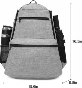 Échantillon gratuit Sac de sport décontracté simple et tendance, imperméable et anti-poussière, personnalisable en gros, sac pour 6 raquettes, sacs de tennis de plage Head - Product Image 3