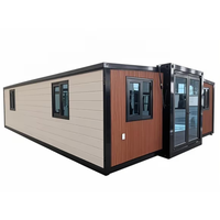 Maison préfabriquée à prix d'usine, 2 ou 3 chambres, maison conteneur extensible de 20 pieds, maison pliable portable, mini-maison mobile à vendre