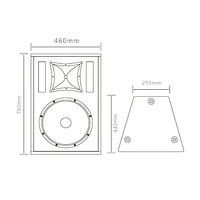Usine en gros 15 pouces système pa haut-parleur professionnel actif ligne haut-parleurs passif extérieur dj amplificateur audio