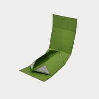 Boîtes en papier écologique personnalisé de 2mm d'épaisseur stratifié UV mat recyclé papier vert carton rigide pliable chaussettes pliantes en fourrure
