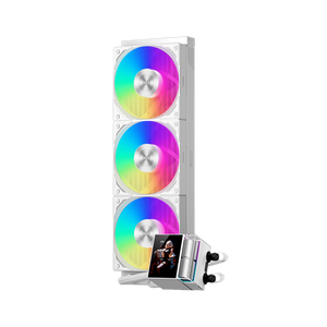 PCCOOLER DS360 WH 360 มม.AIO ซีพียูคูลเลอร์ 310W TDP ARGB 5V 3Pin FDB แบริ่ง PWM พัดลมเงียบสำหรับอินเทลแอลจีเอ 1851 <span class=keywords><strong>1700</strong></span> AMD AM5 ไรเซ่น - Product Image 5