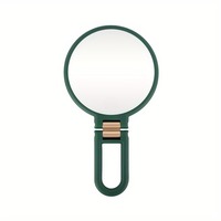Miroir de maquillage pliable à double face pour bureau, grossissement 30x/1x, à suspendre
