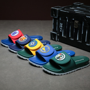 Vente en gros de pantoufles d'extérieur en PVC antidérapantes imperméables légères avec logo personnalisé pour l'été au Brésil et en Argentine 2025 - Product Image 2
