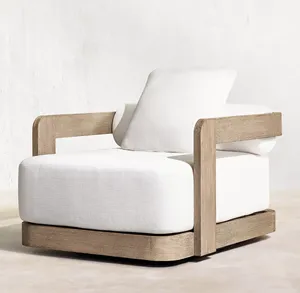 Set di Divani <span class=keywords><strong>da</strong></span> Giardino di Lusso <span class=keywords><strong>in</strong></span> Legno di <span class=keywords><strong>Teak</strong></span> per Hotel Moderni, <span class=keywords><strong>Mobili</strong></span> <span class=keywords><strong>da</strong></span> <span class=keywords><strong>Esterno</strong></span> <span class=keywords><strong>in</strong></span> Legno Massello Impermeabili per Resort e Patio - Product Image 2