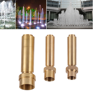 Buse de fontaine en laiton à filetage interne réglable 3/4" 1" 1,5", buse à bulles à air mélangé pour bassin de <span class=keywords><strong>jardin</strong></span> et aménagement paysager - Product Image 1