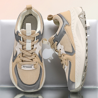 Chaussures de marche orthopédiques pour hommes, à largeur extra-large, pour soulager les hallux valgus, avec cavité profonde, antidérapantes, respirantes, amortissantes, style sport et mode, à embout large