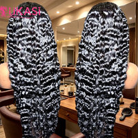 Cabello Humano Virgen Rizado Birmano Vietnamita Natural, Transparente HD, Sin Pegamento, Frontal, Sin Procesar, Pelucas Rizadas Birmanas, Cabello Peruano