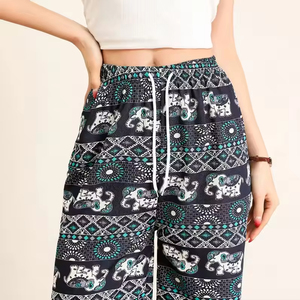 Casual Women Pants High Waist Wide Leg Pants Female Straight Long Pants <b>Trousers</b> Office Lady Casual Drawstring Long <b>Trousers</b> - Product Image 4