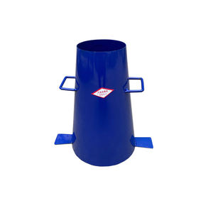 Cylindre de détection de l'affaissement du cône, instrument de test du béton en acier inoxydable - Product Image 2