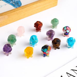 Decoraciones de Cristal Natural al por Mayor, Adornos Pequeños y Lindos para Perros, para Oficina, Escritorio, Estudio, Sala de Estar - Product Image 3