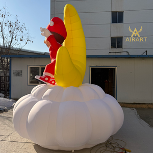 Clown Gonfiabile da 3m a Forma di Principe Lunare con Nuvola Morbida per Spettacoli Teatrali per Bambini e Decorazioni - Product Image 4