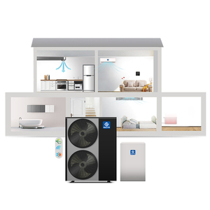 Europäische Luft-Wasser-Wärmepumpe für die Beheizung von Privathäusern, R410A R32 Inverter Split-Wärmepumpe 10 kW 20 kW - Product Image 1