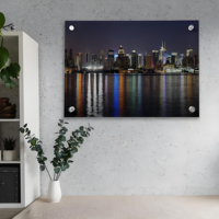 Plaque de porte commerciale en acrylique sérigraphiée, épaisseur optionnelle 1-20mm, logo personnalisé, vis de fixation murale, pour magasin et bureau