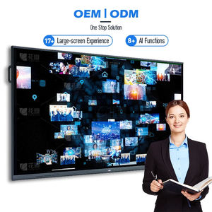 กระดานไวท์บอร์ดอัจฉริยะระบบแอนดรอยด์ 75/98 นิ้ว หน้าจอสัมผัสแบบดิจิทัล จอแบน 4K LCD ทีวีแบบอินเทอร์แอคทีฟ พร้อมปากกา สำหรับการสอนในโรงเรียน - Product Image 3