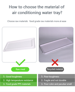 Bac en plastique anti-fuite et anti-goutte pour <span class=keywords><strong>climatisation</strong></span> avec tuyau de drainage, bac de raccordement pour <span class=keywords><strong>climatisation</strong></span> - Product Image 6