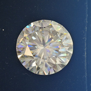 Moissanita Sintética de Gran Tamaño, Corte Brillante Redondo, con Certificado GRA, Gema de Moissanita Blanca Suelta - Product Image 2