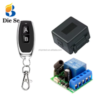 Mini récepteur DC 12V 1CH, module récepteur à relais, télécommande universelle sans fil 433 MHz RF