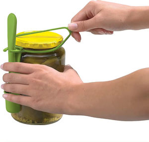 Recién llegado, paquete de 2 soportes para pepinillos de tenedor de oliva y recogedor de tarros para abrir convenientemente pepinillos, abastecimiento más fácil y - Product Image 2