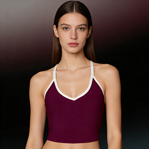 Colección de 4 Tops Deportivos para Mujer, Sujetador Deportivo Sin Costuras, Top Corto de Yoga, Ropa Deportiva Transpirable - Product Image 2