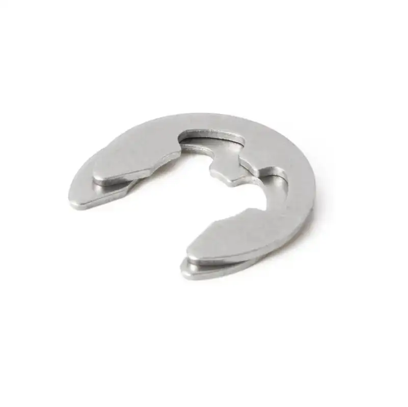 High Quality DIN6799 GB896 Stainless Steel E-Shaped Snap Ring Black Open Retaining Ring E Type Circlip