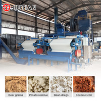 Machine de déshydratation à filtre-presse à bande continue pour tourbe de coco et fibre de coco