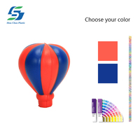 Ballon anti-stress en mousse PU en forme de montgolfière, personnalisable, réaliste, sensoriel, pour soulager l'anxiété, jouet à presser, impression de logo, cadeau promotionnel