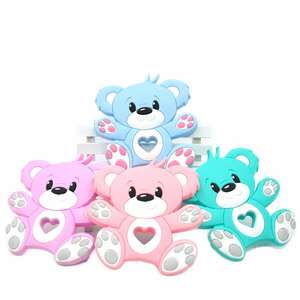 Elefante de silicona de goma, cepillo de dientes de pera, <span class=keywords><strong>mordedor</strong></span> de macramé para bebé - Product Image 2