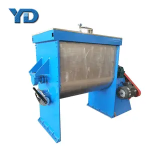 Manufacturer Ribbon Blender Mixer Machine Midas Double Shaft Mixer Dry Fertilizer Ribbon Blender Powder Mixer