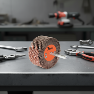 Roue à lamelles abrasives Ttake 25x3 mm, grain 80, tige de 6 mm pour le meulage - Product Image 3