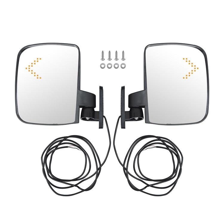 Golf Cart LED Universal Side Mirrors