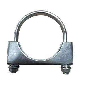 Collier de serrage en U pour échappement en acier inoxydable 304 de 5 pouces à côtés plats - Product Image 1