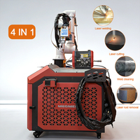 DREAMON Yeni Otomatik Yüksek Verimli Robotik Kol 6 Eksenli Fiber Lazer Kaynak Makinesi 3000W