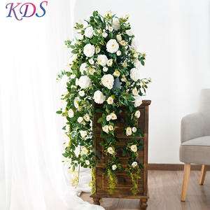 Usine en gros 140 cm Fleur De Vigne Artificielle Rose Fleur Vigne fleur Artificielle Pour Mariage En Plein Air Fête Guirlande Décor - Product Image 2