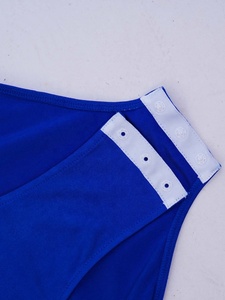 Justaucorps pour femmes à manches longues, col montant, en maille, orné de strass et froncé, pour la danse, le ballet, la gymnastique, les spectacles et les costumes de scène, personnalisable - Product Image 5