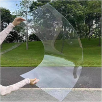 Plaque de toiture en polycarbonate solide entièrement transparente, épaisseur de 1 à 10 mm, utilisation en extérieur avec protection UV et ignifuge