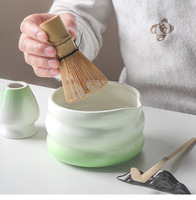 Ensemble cadeau fouet à matcha en bambou personnalisé MRK Factory, vente en gros au Japon, bols à matcha en céramique de haute qualité avec tamis à matcha