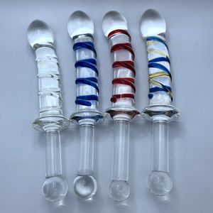 Dildo in Vetro Borosilicato Liscio per Massaggio Prostatico <span class=keywords><strong>e</strong></span> Punto G, Giocattolo Sessuale Trasparente per Uomo o Donna - Product Image 6