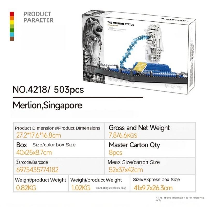 4218 เมอร์ไลออน สิงคโปร์ [503 ชิ้น]