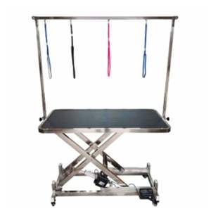 <span class=keywords><strong>Precio</strong></span> al por mayor Nuevo producto Productos para mascotas plegables portátiles Mesas de aseo para mascotas Elevación cruzada eléctrica Altura ajustable - Product Image 1