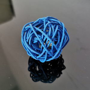 Healthy Eco-Friendly Color 5 cm Scratch and Bite Resistant Rattan Stick <b>Cat</b> <b>Interactive</b> <b>Toy</b> Ball with Bell - Product Image 3