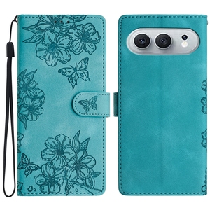 เคสหนังมีกระเป๋าเงินลายดอกไม้เชอร์รี่สำหรับ Honor 600 Lite X8D 500 Pro X6B PLUS Magic 8 Play 10 4G ฝาพับได้มีช่องเสียบการ์ด X9D X5C - Product Image 3